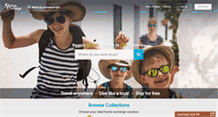 Desktop Screenshot of homeexchange.com